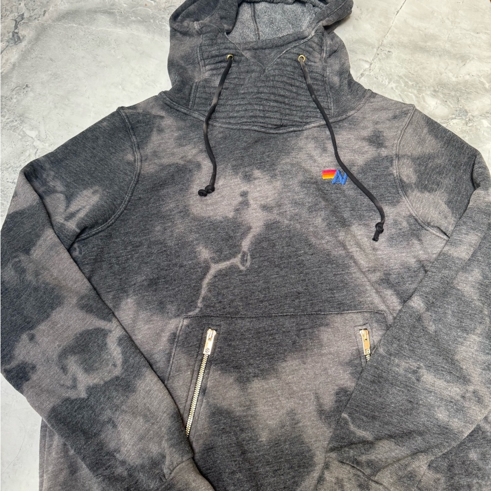 Aviator Nation Gray and Yellow Sweatshirt